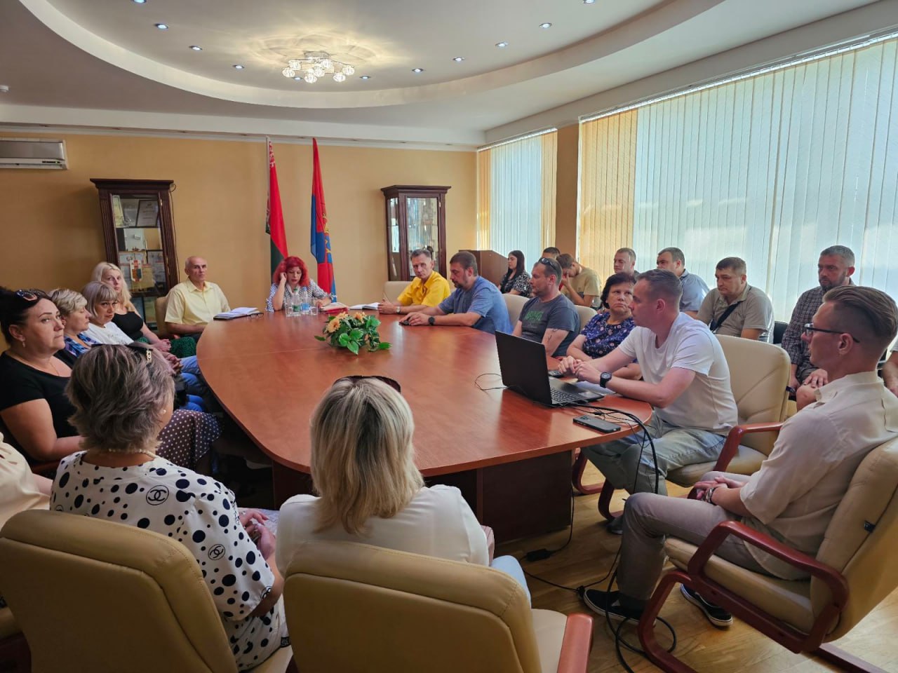 30 августа  на ОАО «Лидагропроммаш » состоялась встреча ведущего специалиста, главного бухгалтера  Лидской районной организации Республиканского общественного объединения «Белая Русь»